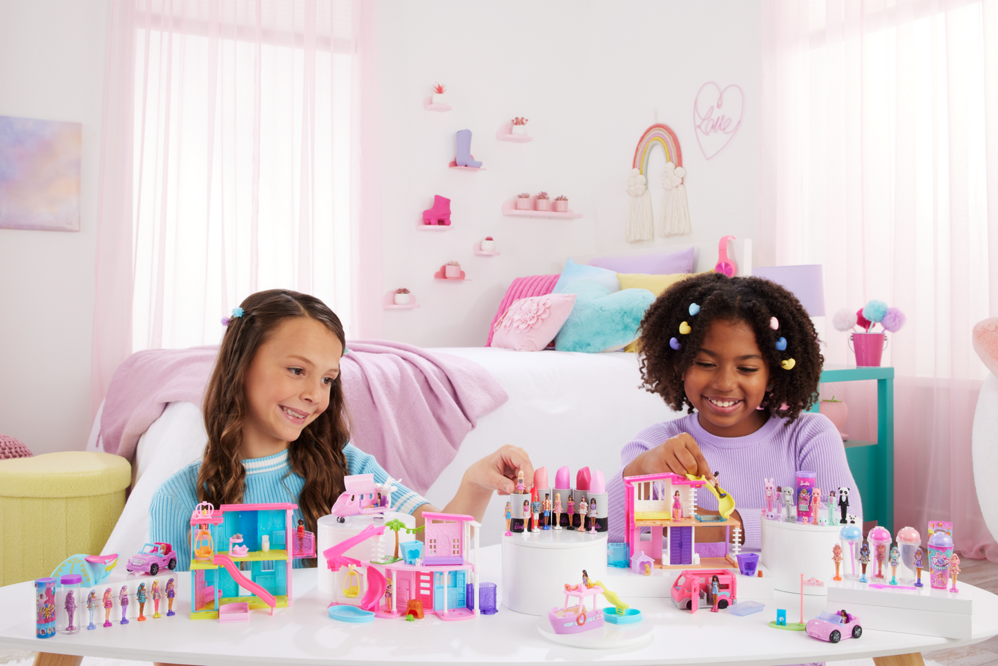 Barbie Mini BarbieLand Casa de Bonecas Dos Sonhos Rosa