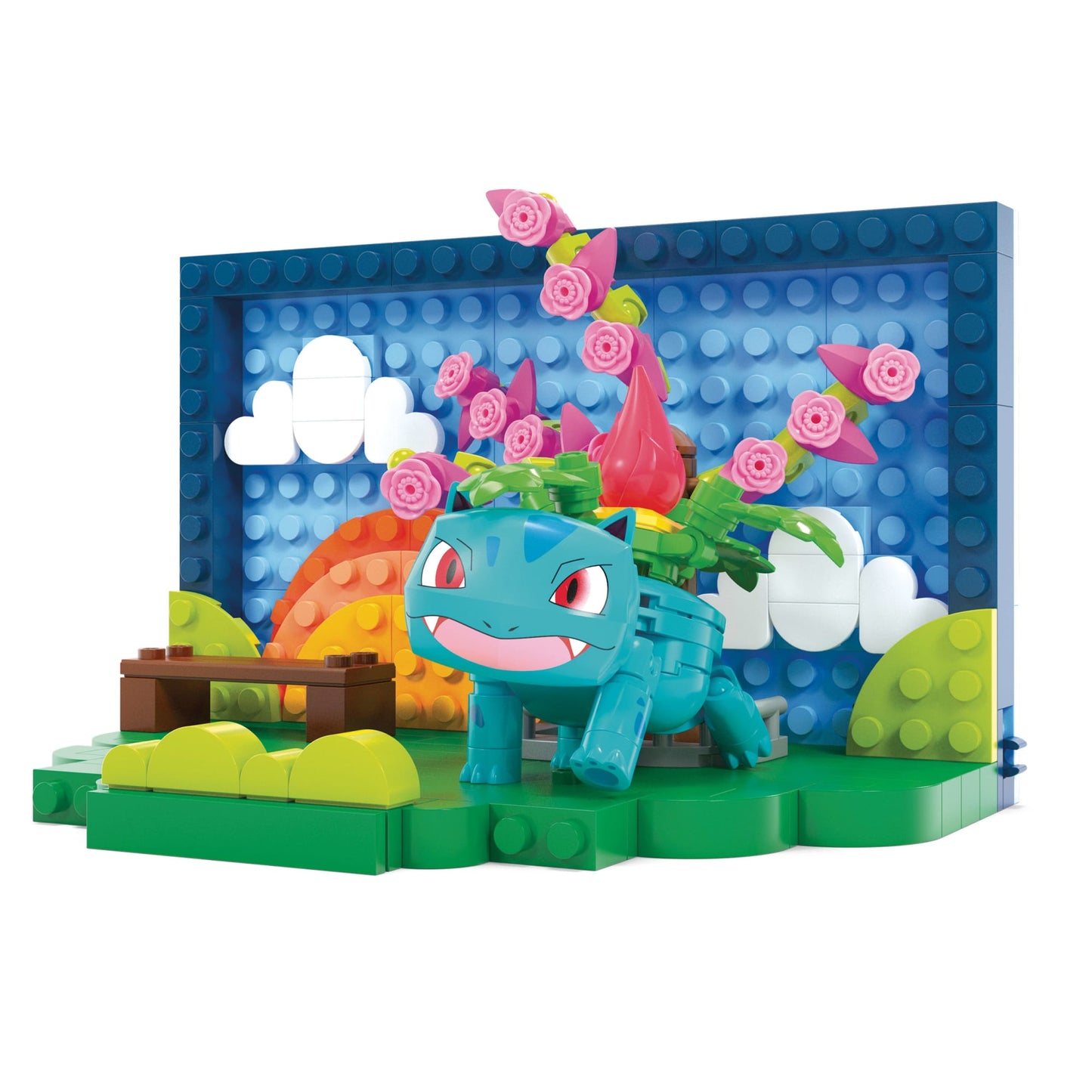 MEGA Pokémon Park Scene Building Toy Kits With 1 Action Figure (220 Pieces) For Kids