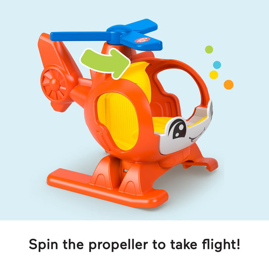 Fisher-Price Little People Help And Go Tow Truck & Figure Set For Toddlers, 2 Pieces